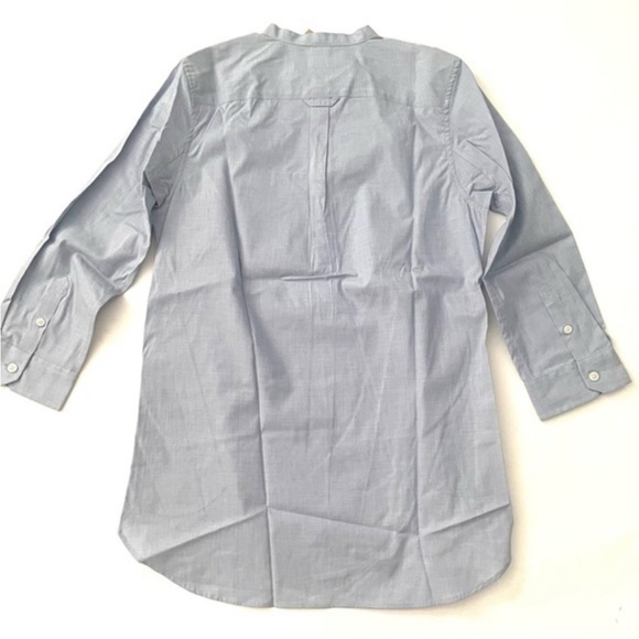 New Duluth Wrinkle Fighter Tunic Shirt Blue 3/4 Sleeve - Picture 2 of 5
